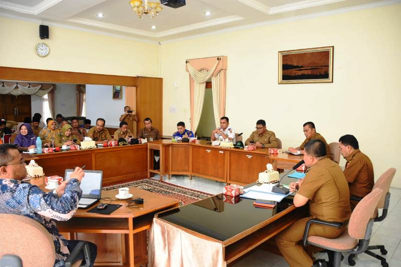 Suasana saat rapat persiapan MHQ berlangsung